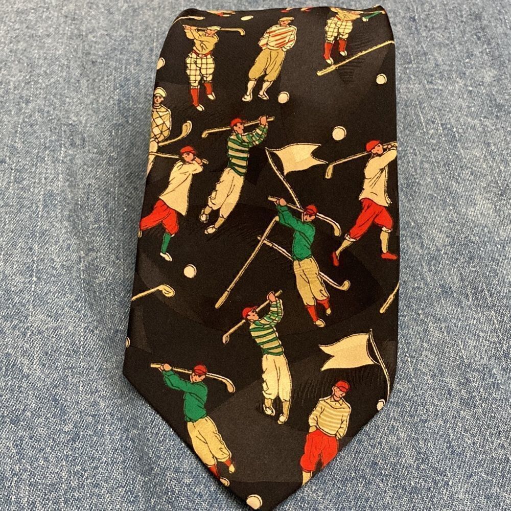 SWANK. Golfing 🏌️♂️ tie - Picture 2 of 9